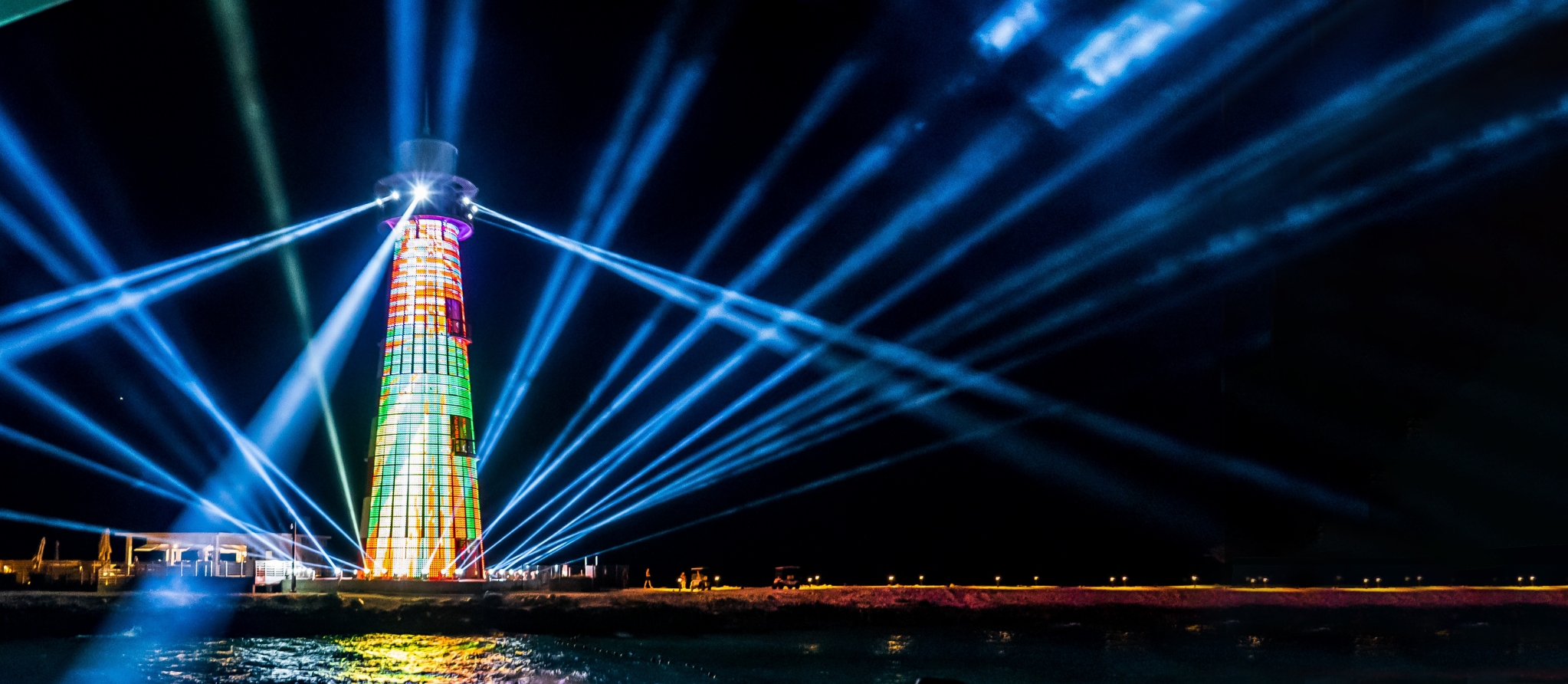 Light show at MSC Ocean Cay | MSC Cruises Light show at MSC Ocean Cay | MSC Cruises